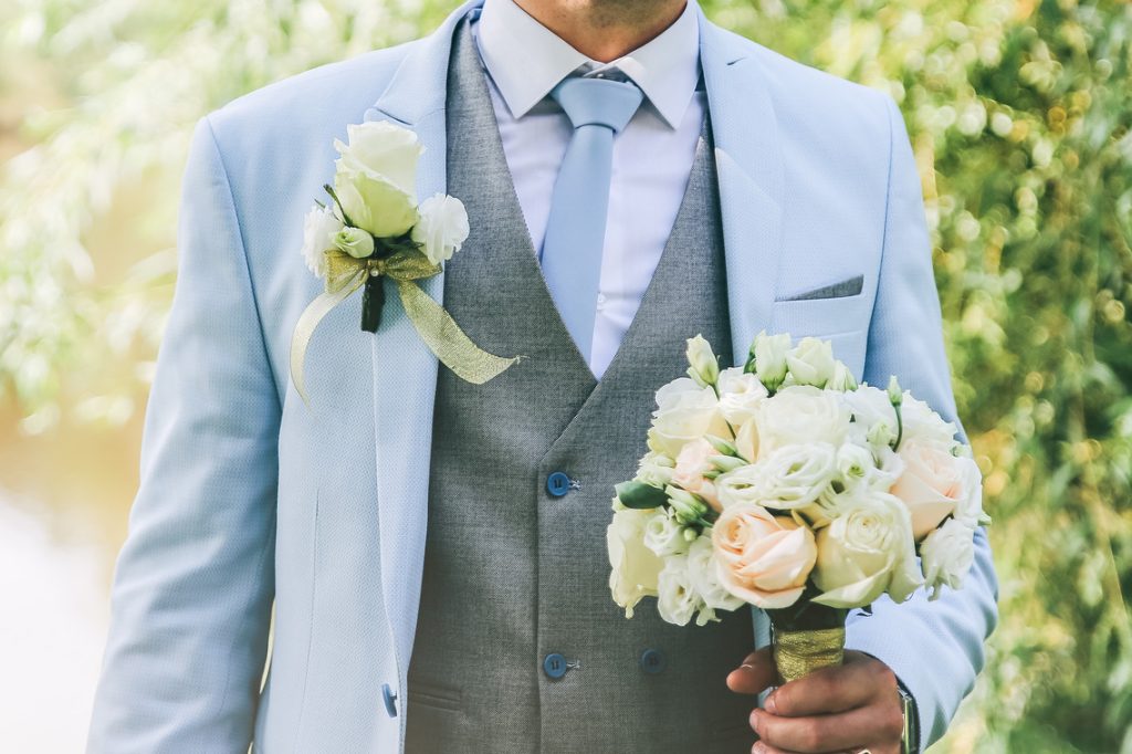 Skaldet Vant til Fremskreden Klassiske jakkesæt til bryllup